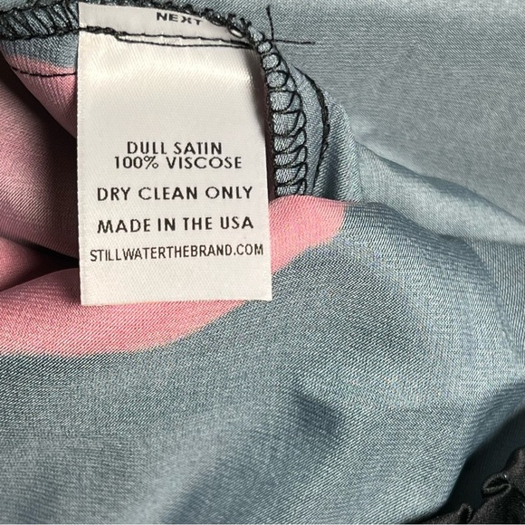 Stillwater The Widest Leg Pants Midnight Rose Floral Black Red Large NWT Boho - Picture 9 of 11